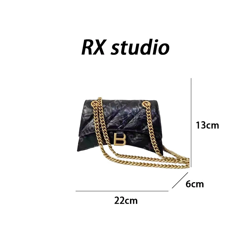 【南沙瑞熙】XKY-6837-黑色 RAIN.CUN轻奢小众时尚女士包