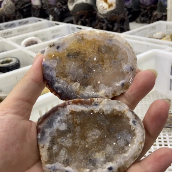 未镶嵌珠宝半成品水晶聚宝盆