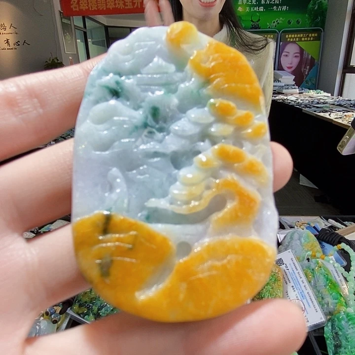 颈饰未镶嵌翡翠翡翠