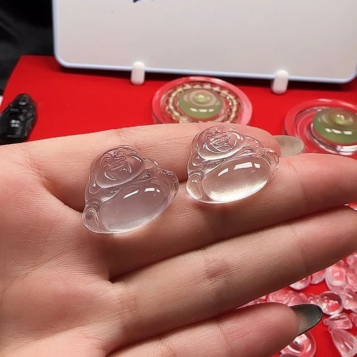 合金蛇纹石玉颈饰佛公
