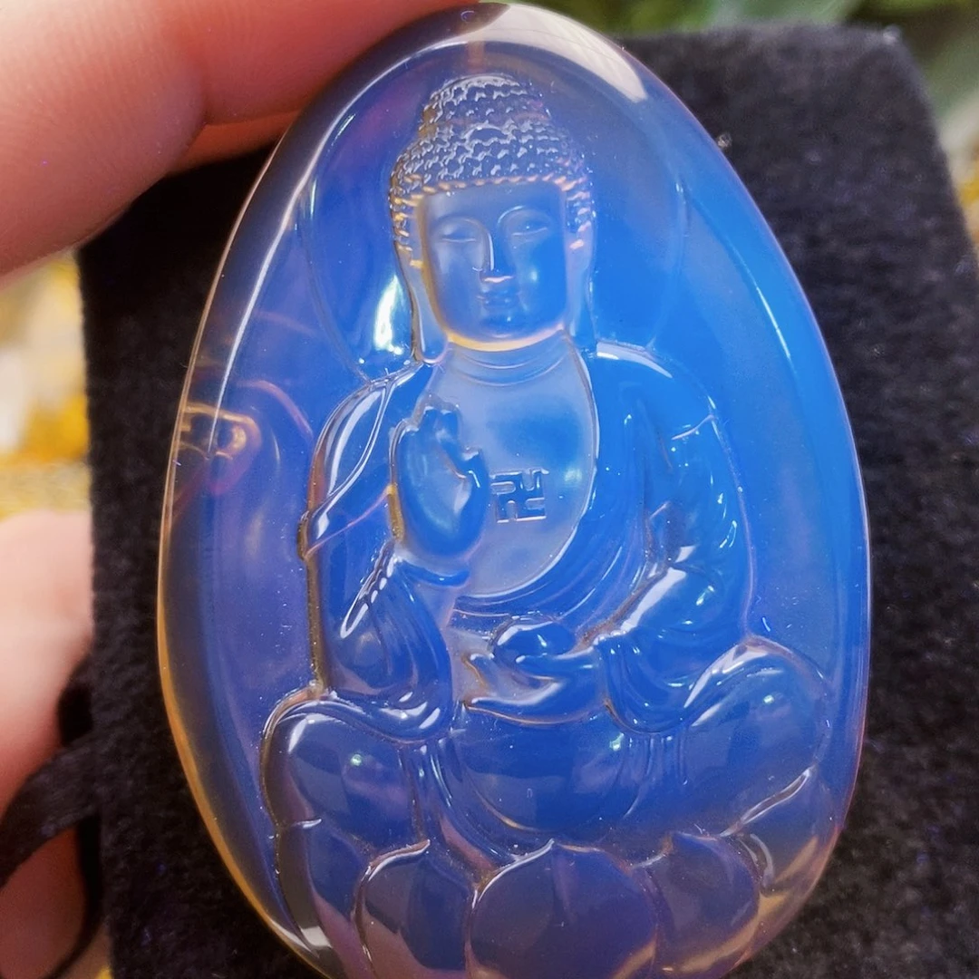 【闪购商品】蓝珀吊坠(不含链)未镶嵌