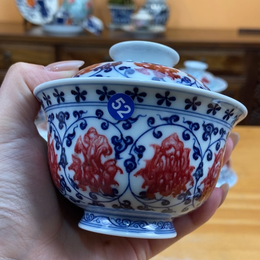 手绘现代茶具非古董