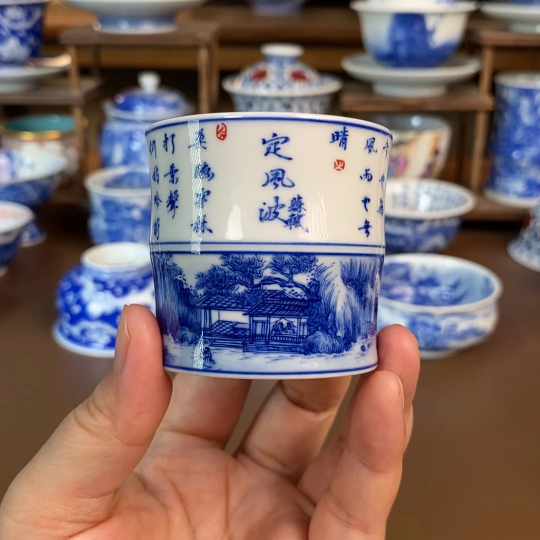 杯景德镇陶瓷手工手绘