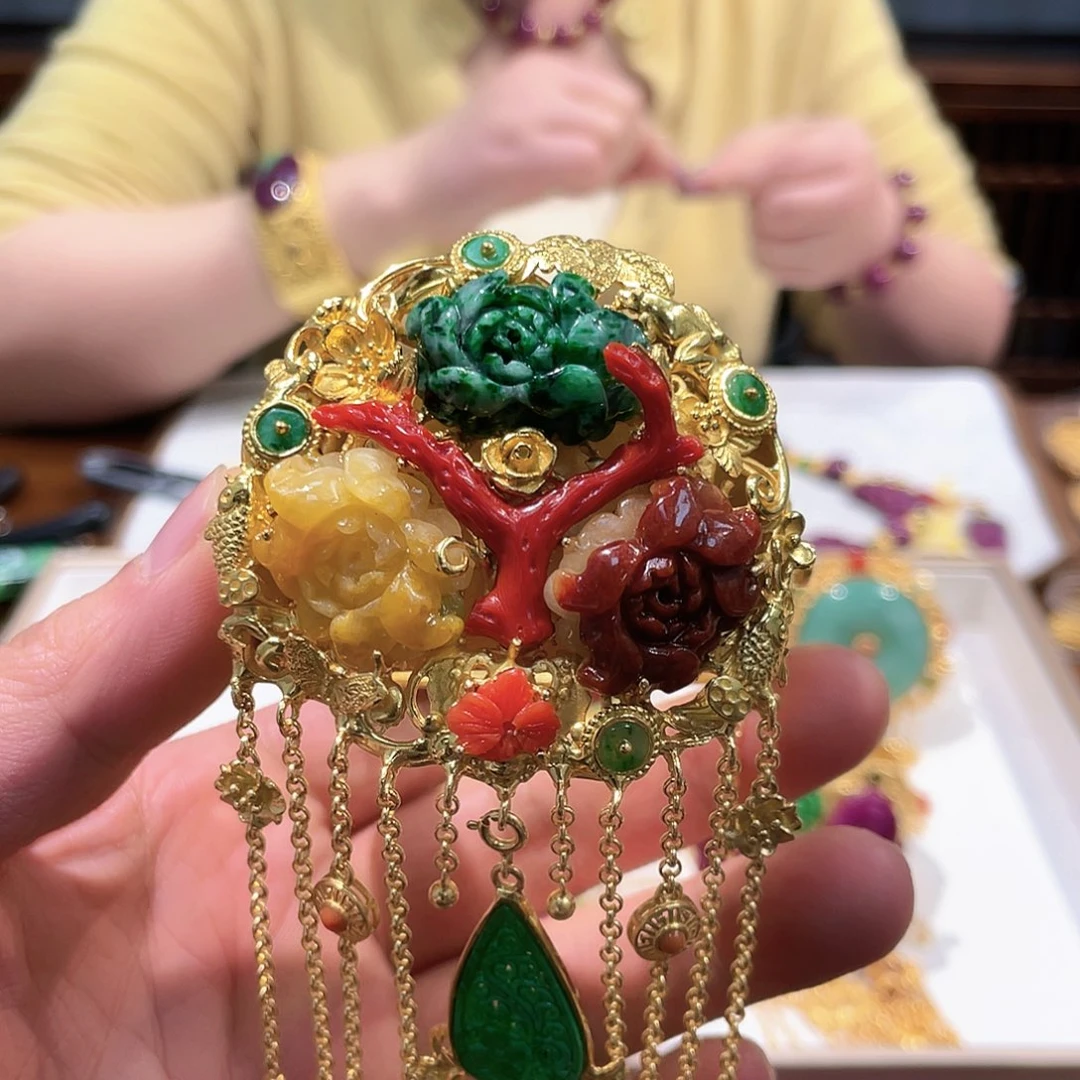 锦纶铁合金手镯花花