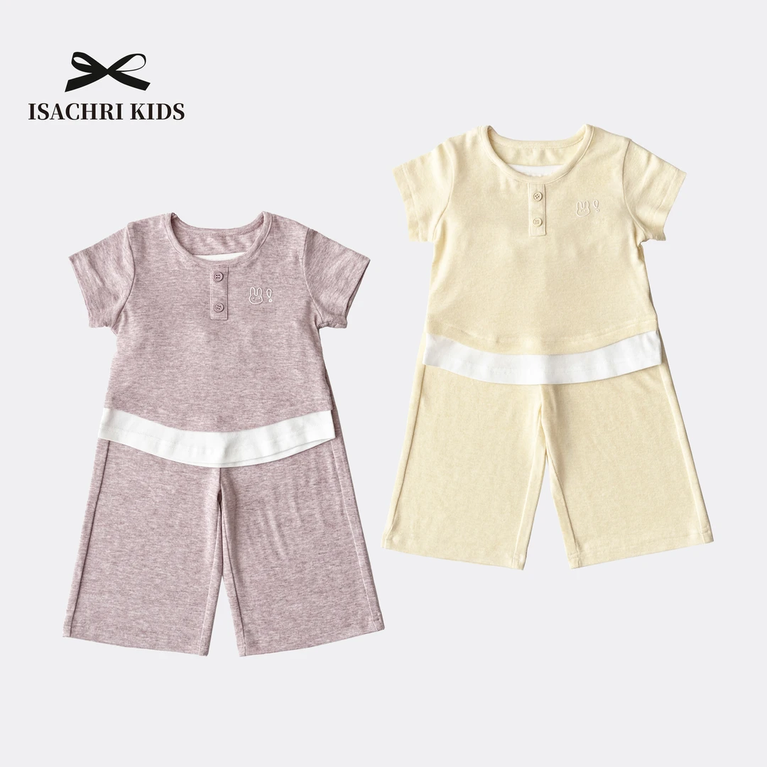 【1月5日反季清】邦妮儿童夏款套装运动休闲女童套装两件套 IS599