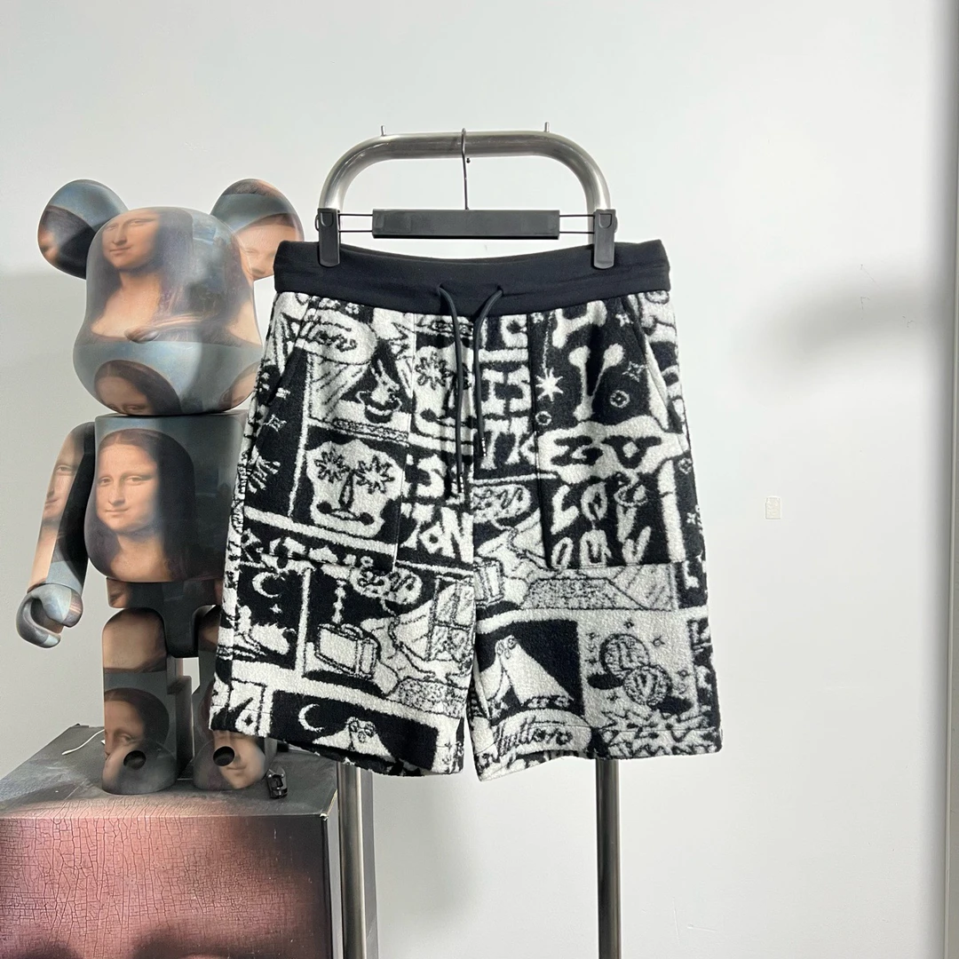 99新 LouisVuitton/路易威登 sfLv漫画短裤 P2421 尺码：M