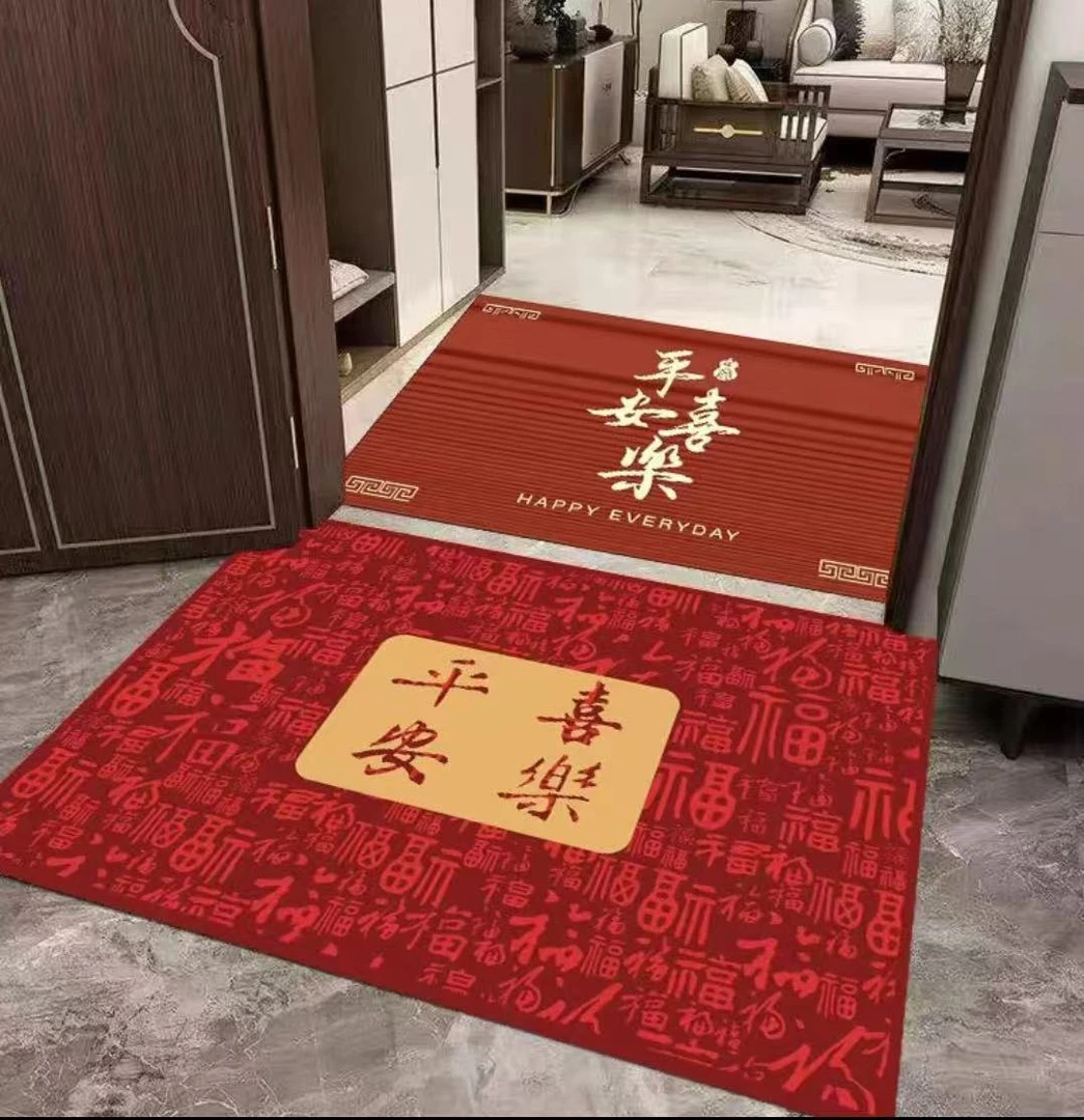【50*80cm两件套】地垫地毯入户进门玄关脚垫卧室门垫
