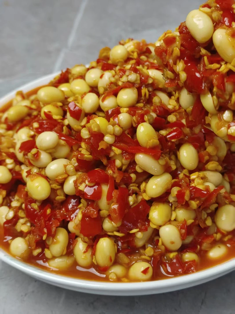 贵州特产糟辣椒遵义传统手工遵义姜蒜糟辣椒剁椒黄豆酸辣椒酱大瓶