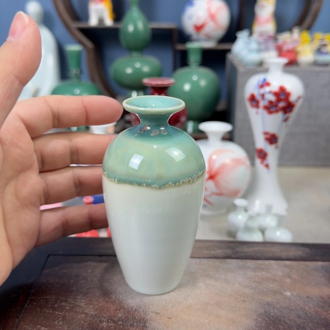 陶瓷手工小花器摆件