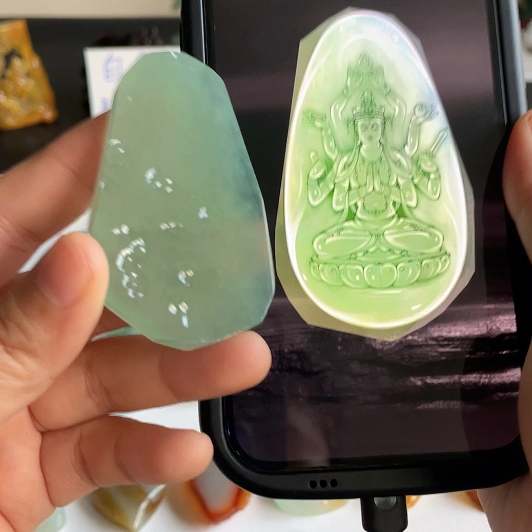 定制翡翠未镶嵌包工