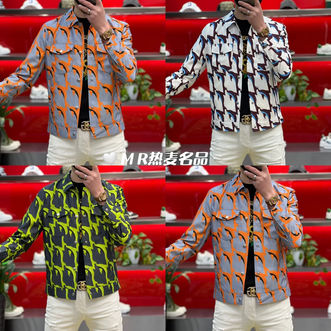 【星欧甄选】春夏夹克多色工装口袋纽扣25款 男士修身夹克时尚外套