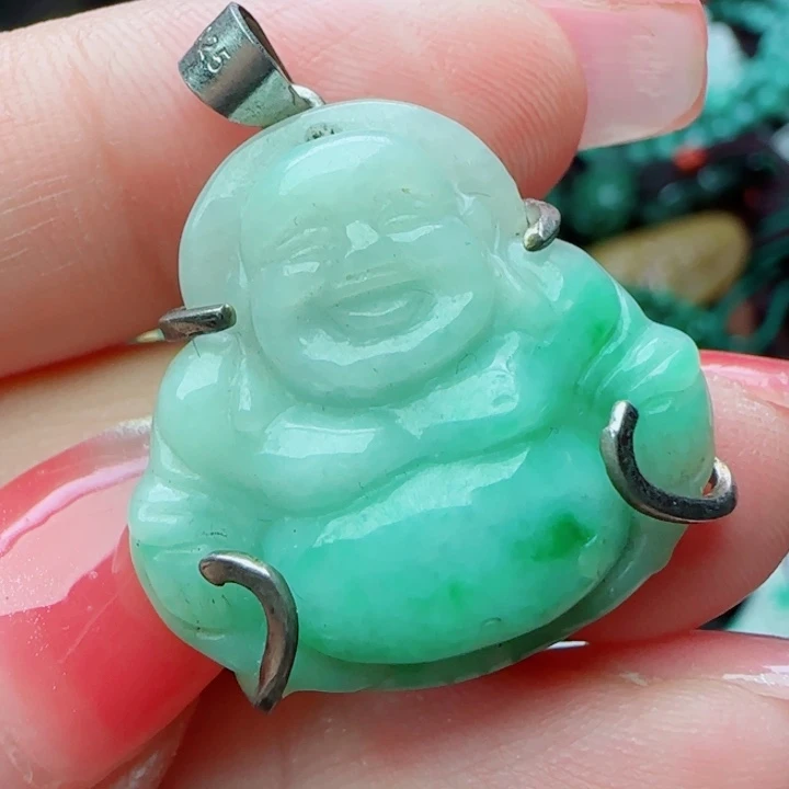 翡翠未镶嵌颈饰天然A货6