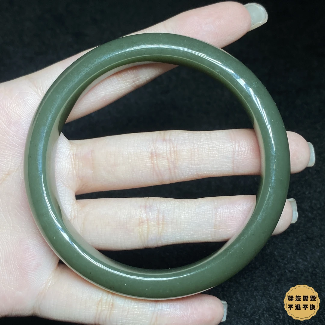 【小北珠宝】和田玉手镯圈口52-64【多样性发一件】11-WH152X40