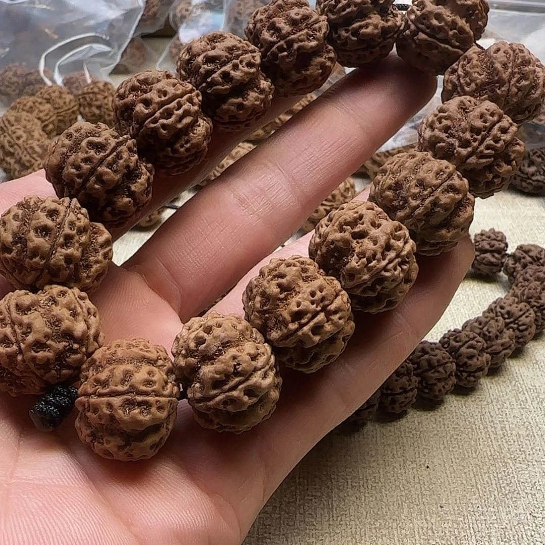 金刚菩提手串1原生态五星双龙