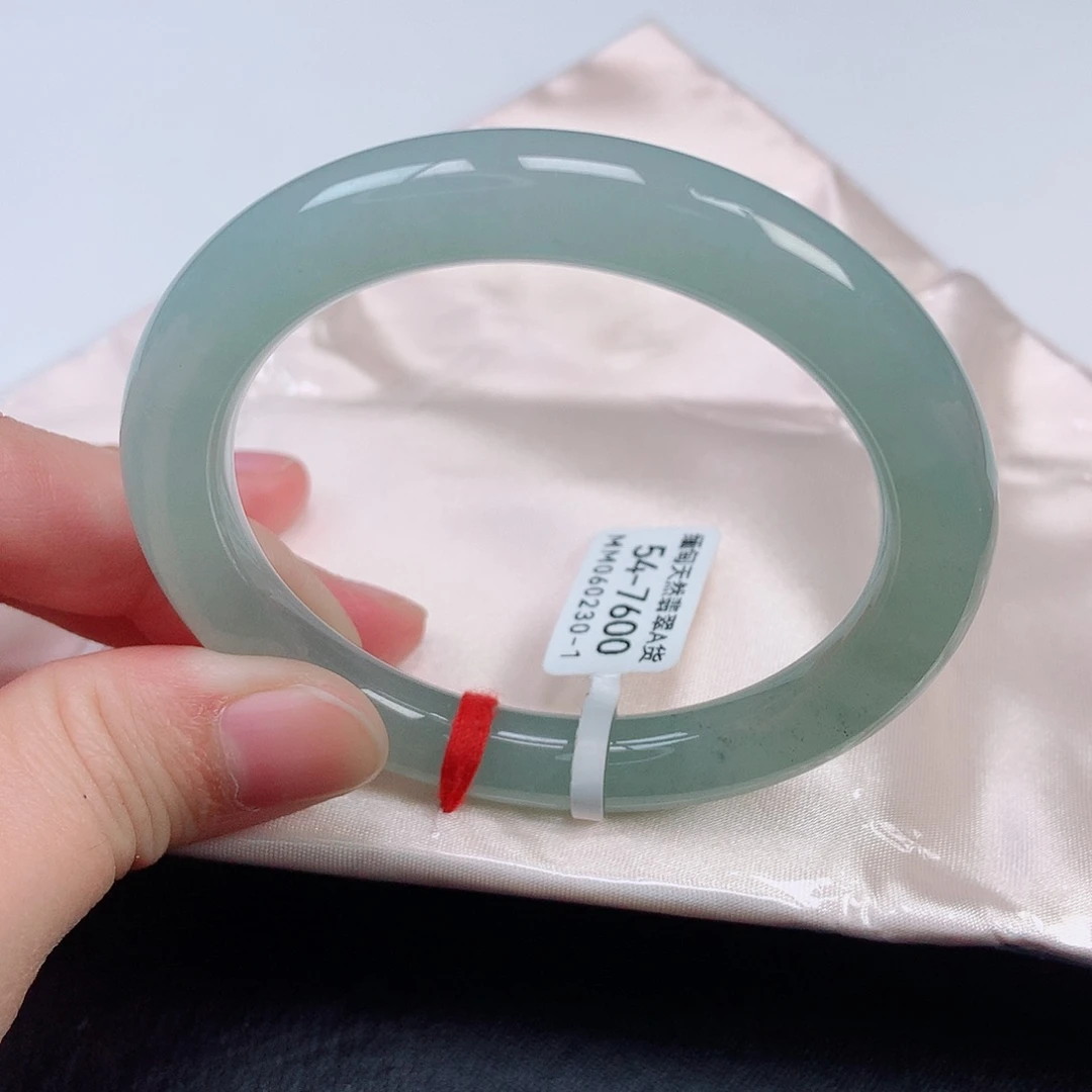 未镶嵌手镯翡翠54圆条