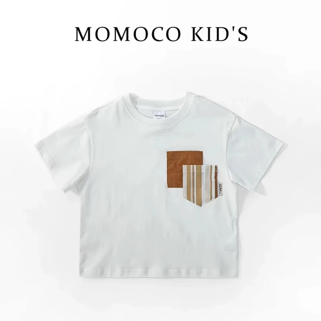 MOMOCO夏季男童韩系百搭T恤75280235015