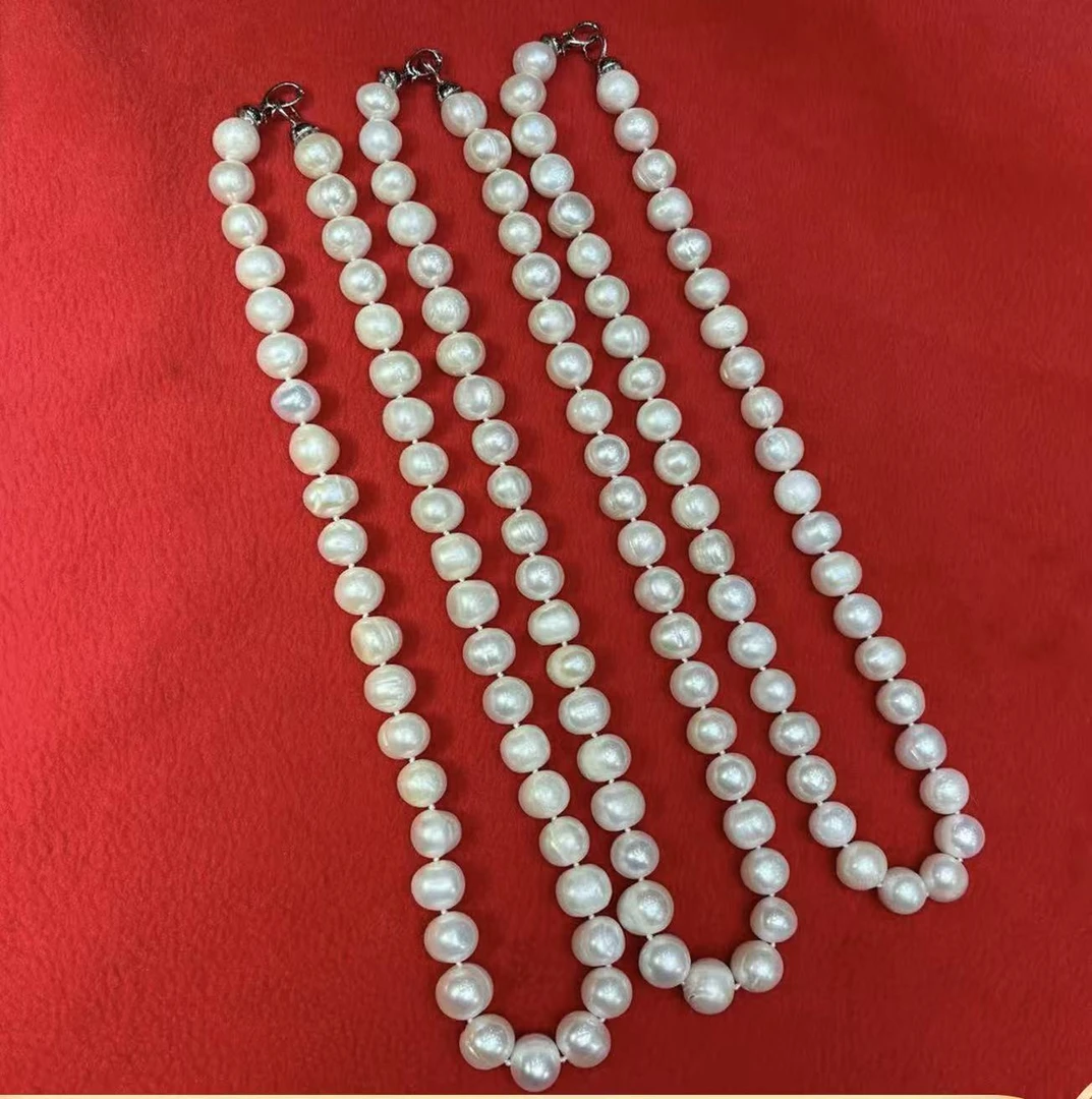 q-C3399卡11左右-极光珍珠项链-配木盒多样性发货只发一件