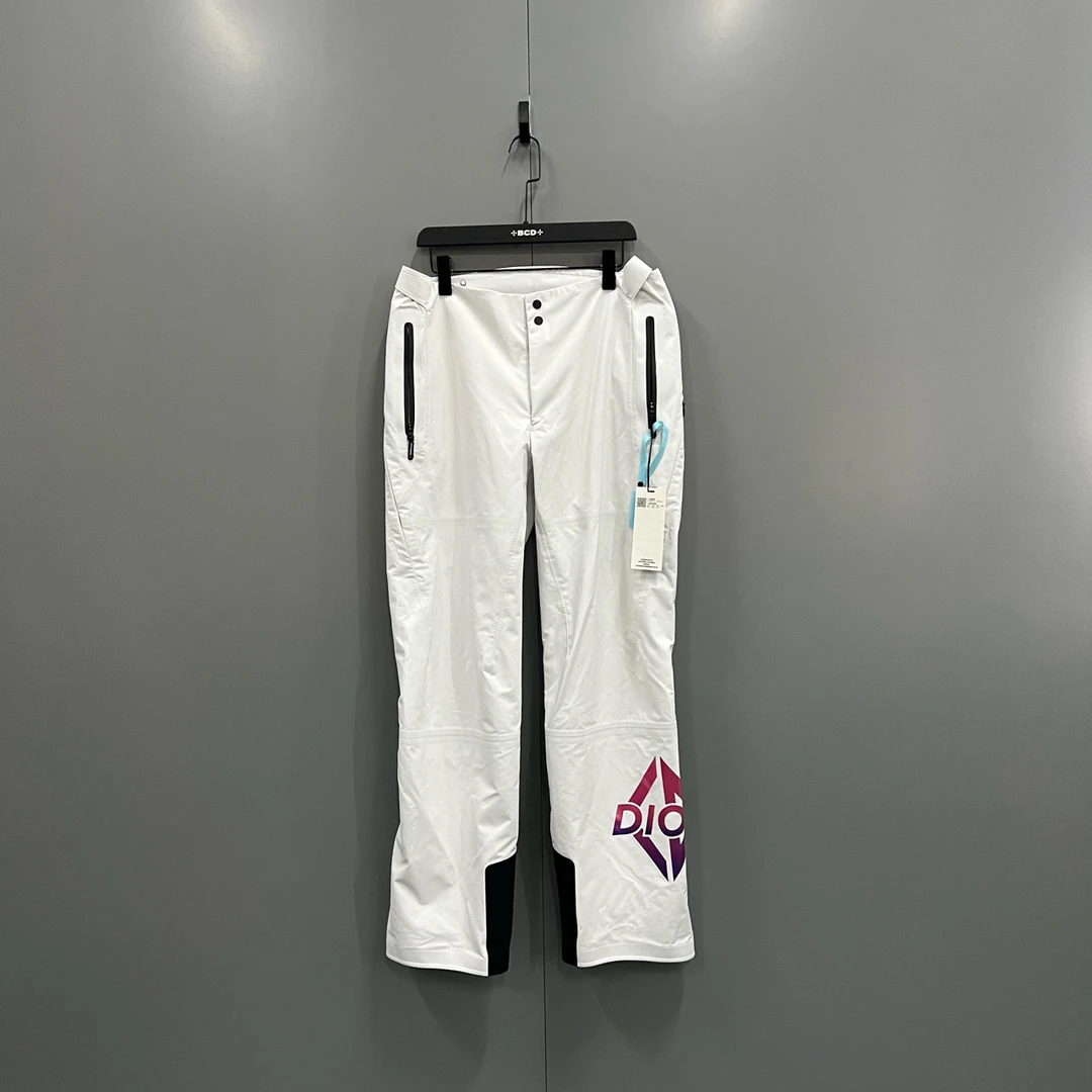 95新 DIOR/迪奥 J26拼色logo字母印花滑雪裤 48码204310