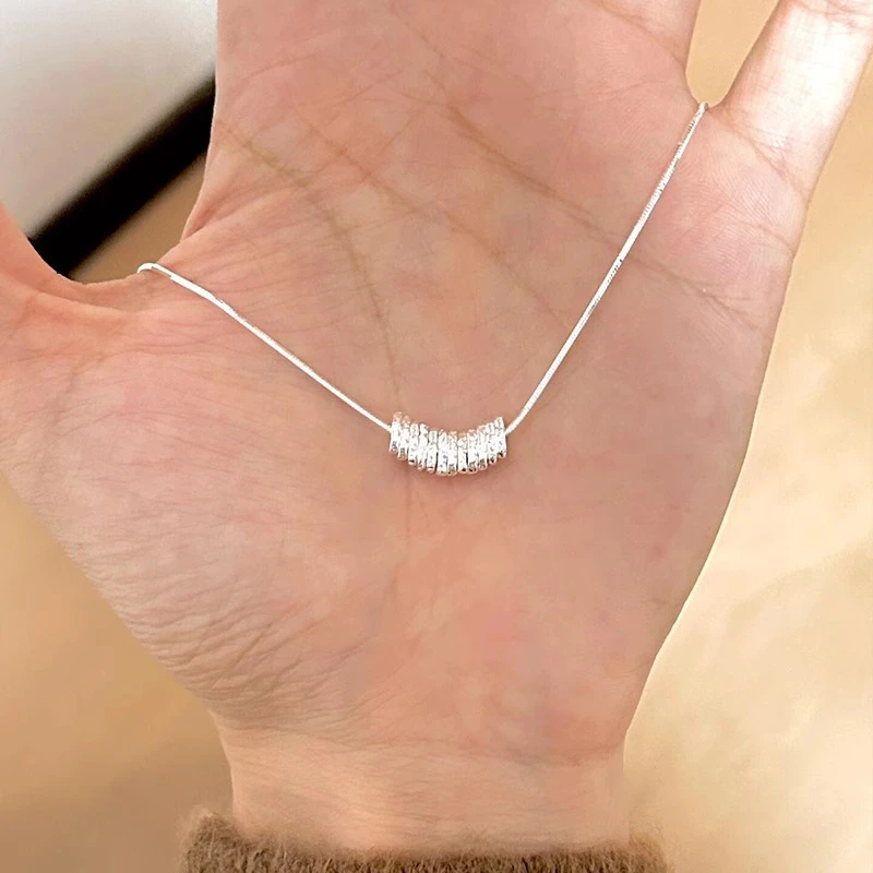 碎银几两项链女ins2025年新款潮小众设计高级感轻奢个性百搭锁骨
