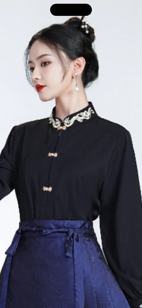 梓乔旗袍-马面裙上衣