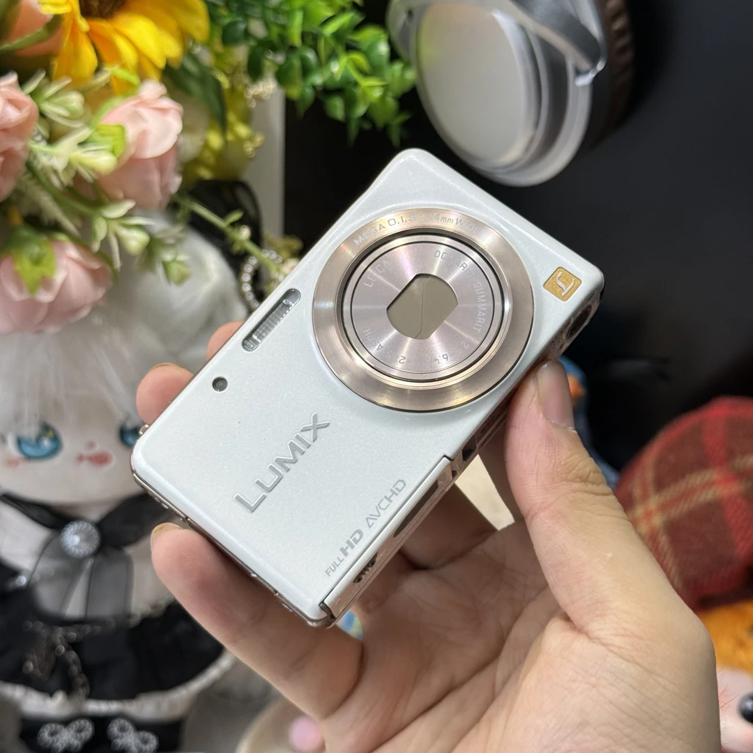 9新 Panasonic/松下 松下fx80奶白色冷白皮柔焦 滤镜多带配件