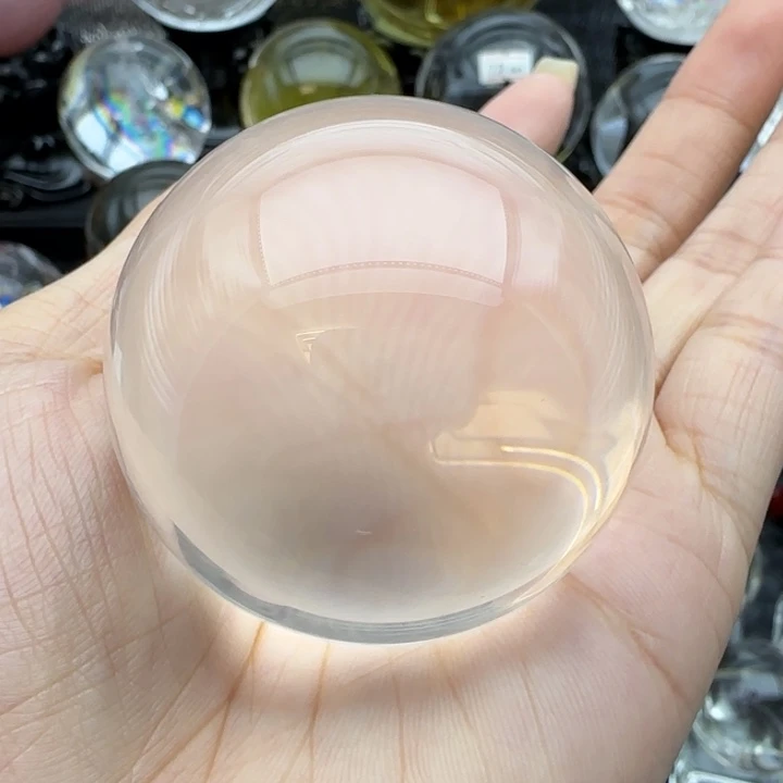 天然水晶球B5未镶嵌水晶天然4.97公分