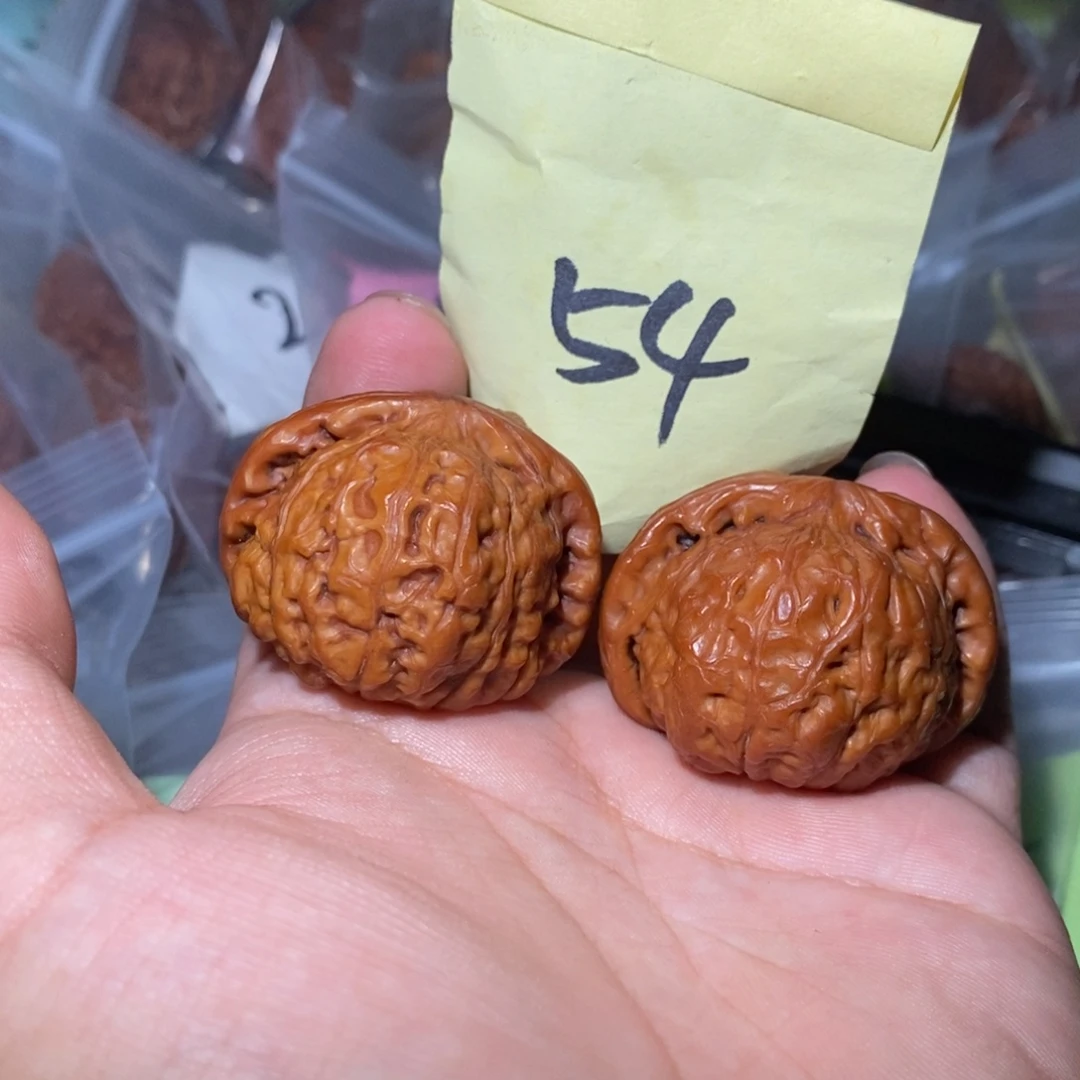 文玩核桃把件40南瓜墩