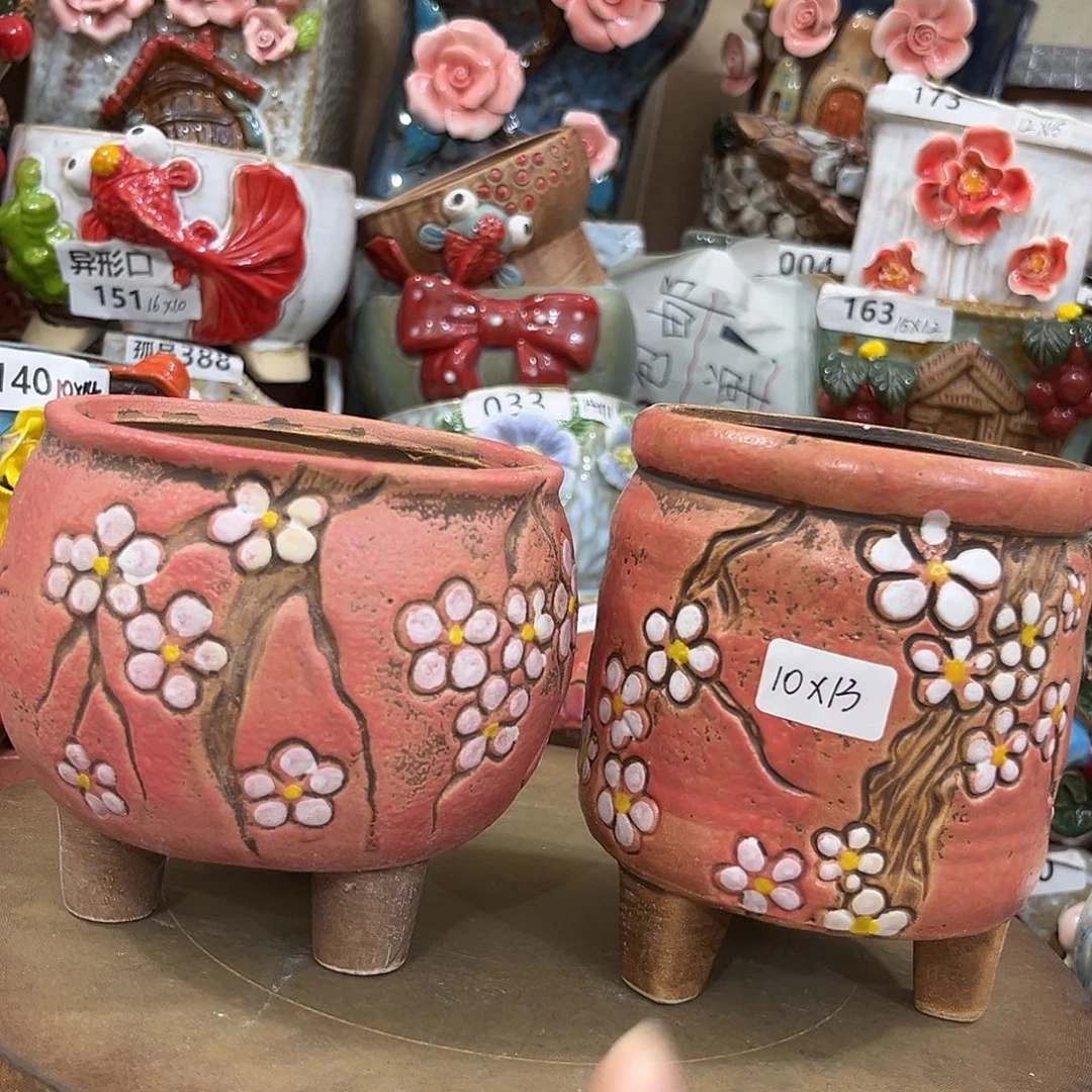 粗陶多肉花盆花盆