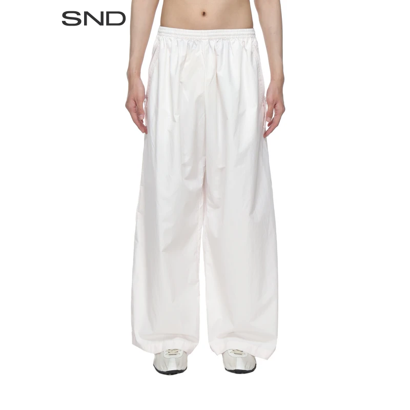 【SNDACNE 设计师品牌】SND PF25 松紧宽松长裤