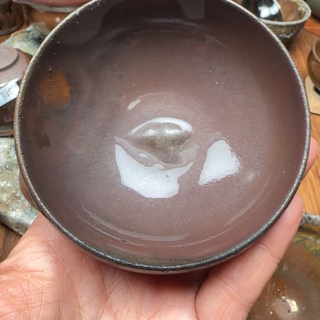 柴烧建盏茶盏茶杯830
