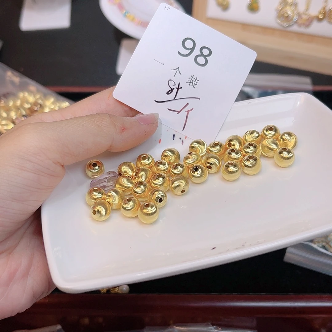 紫晶珠宝半成品银S925镀金镶嵌98