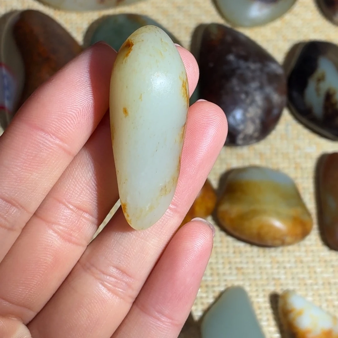 和田玉未镶嵌挂件21g