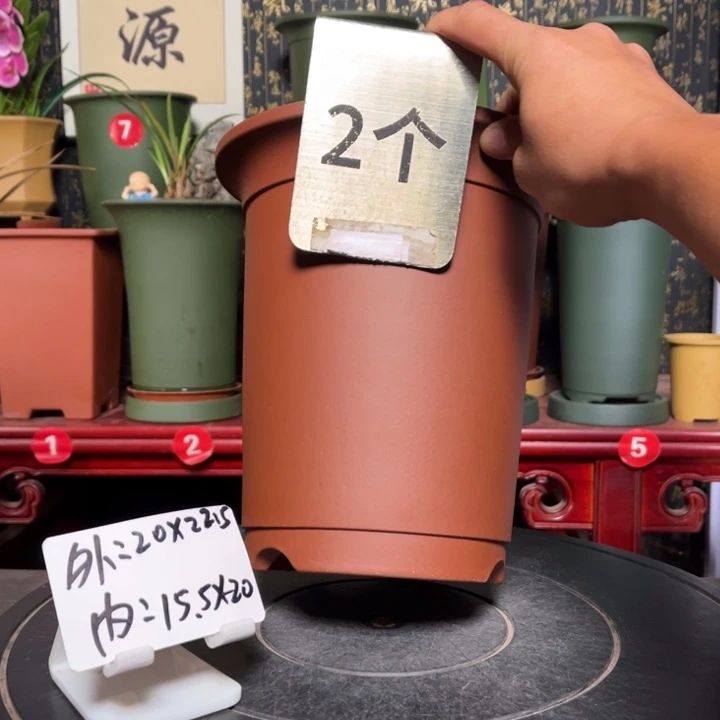 紫砂花盆紫砂花盆