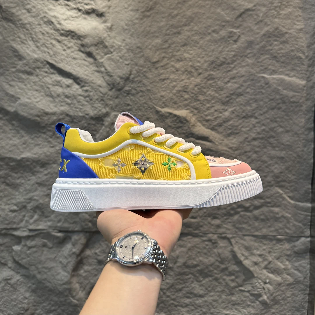 刺绣乞丐布面男鞋夏季新款透气时尚百搭舒适软底舒适运动休闲板鞋