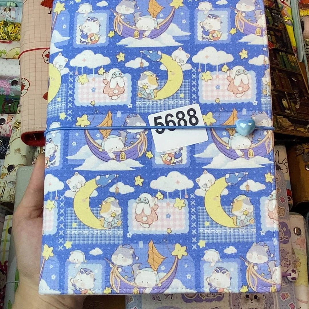 织绣A5活页不加纸5688