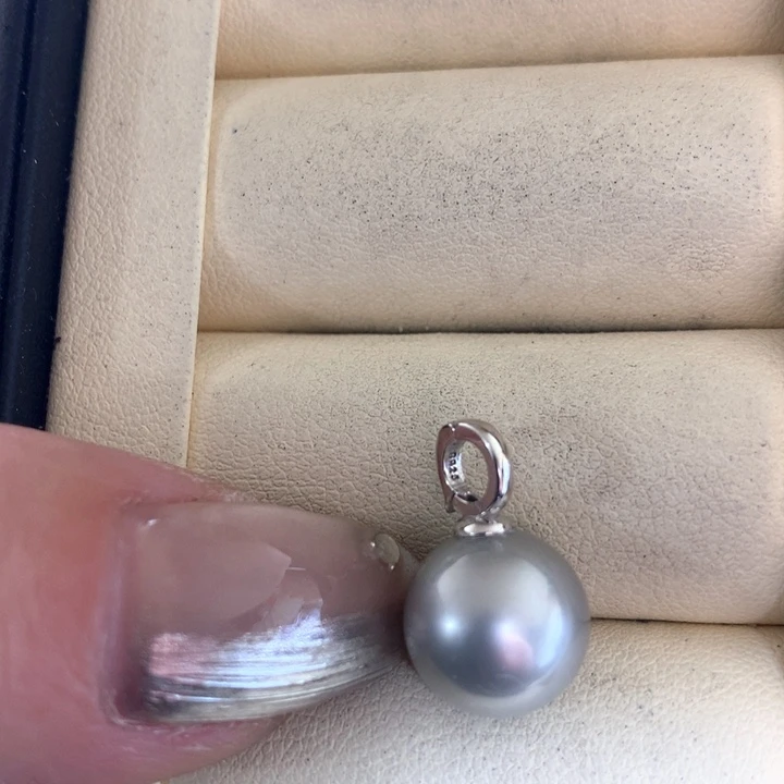 颈饰银S925镶嵌海水珍珠