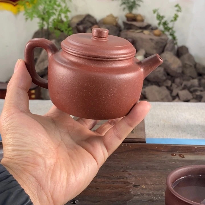 紫砂茶壶宜兴紫砂桃花泥240