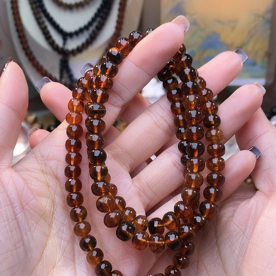 琥珀未镶嵌手链7➕