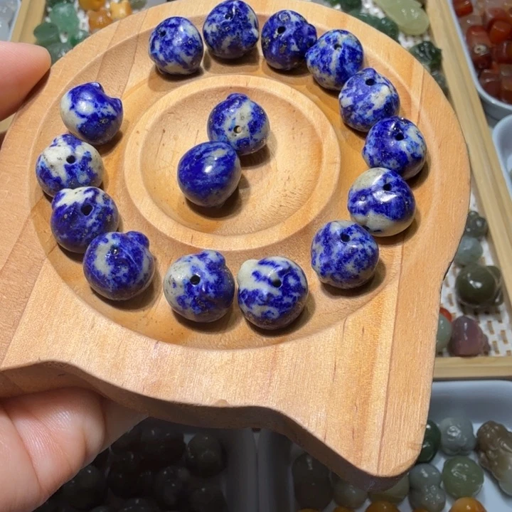 和田玉未镶嵌珠宝半成品陈****～