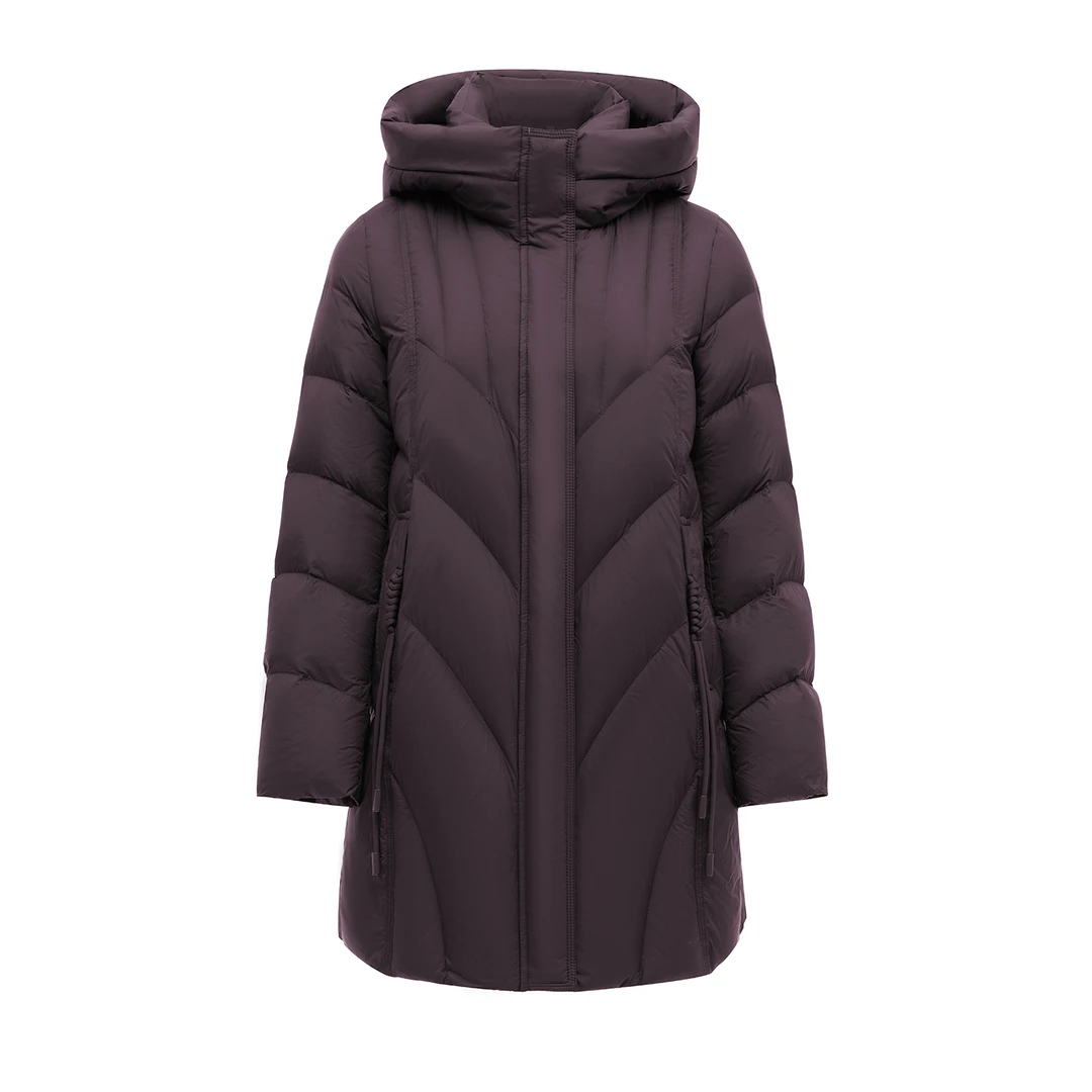 【敏洋纯】中长款连帽羽绒服52508723