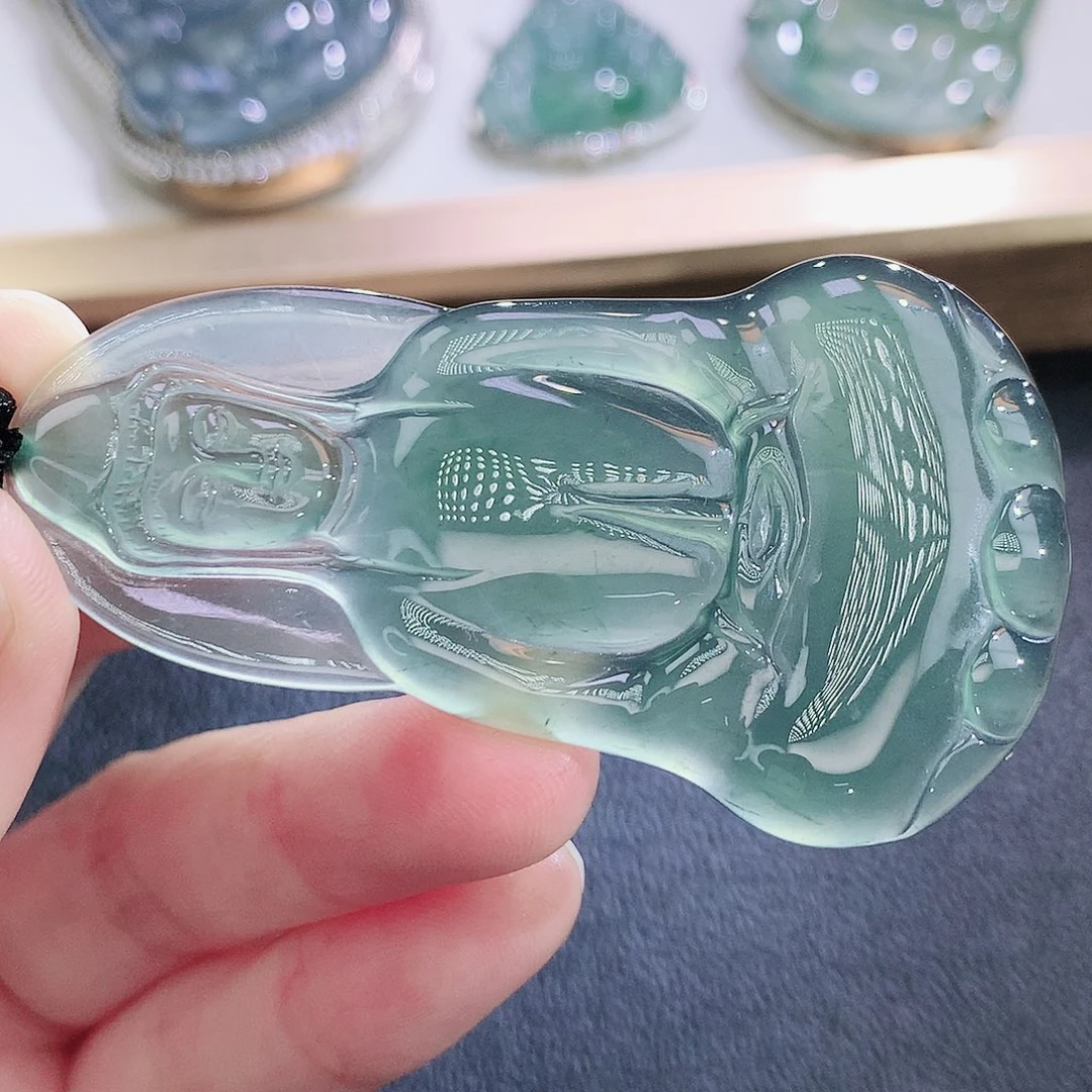 翡翠未镶嵌挂件翡翠