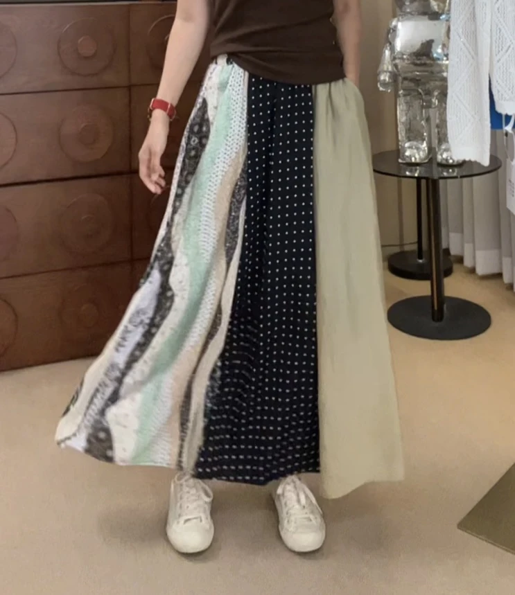 “蒸汽曼波”半身裙2025新款千金玛德琳时髦裙子58069