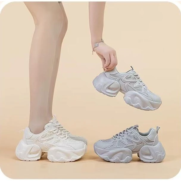 春夏新款休闲时尚百搭厚底老爹鞋女鞋W320