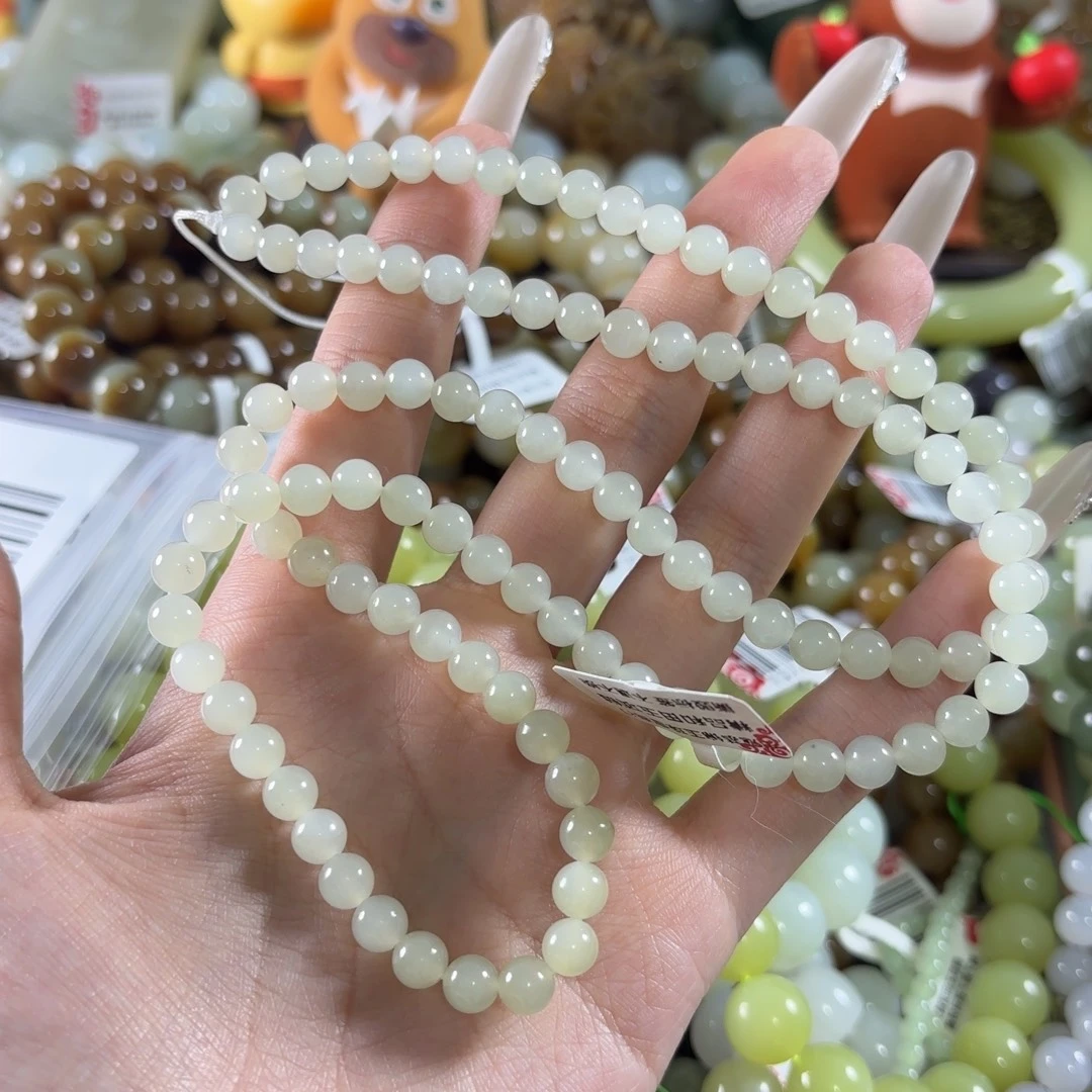 和田玉未镶嵌手链209