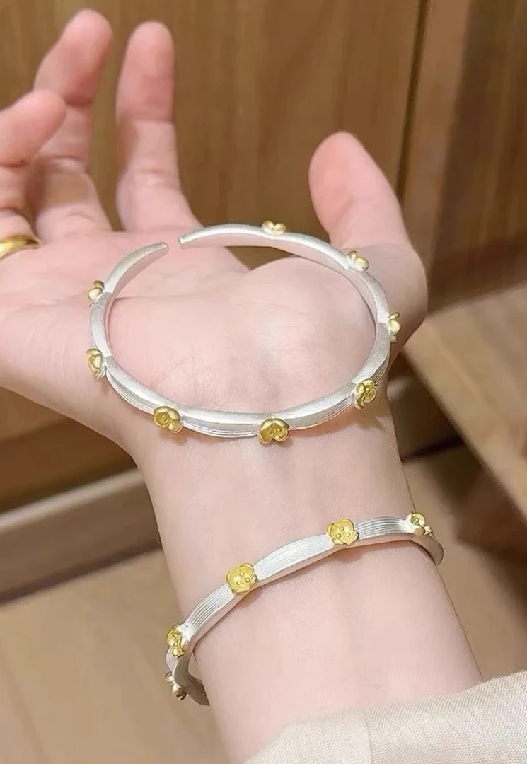 足银手镯 足银999.9手镯