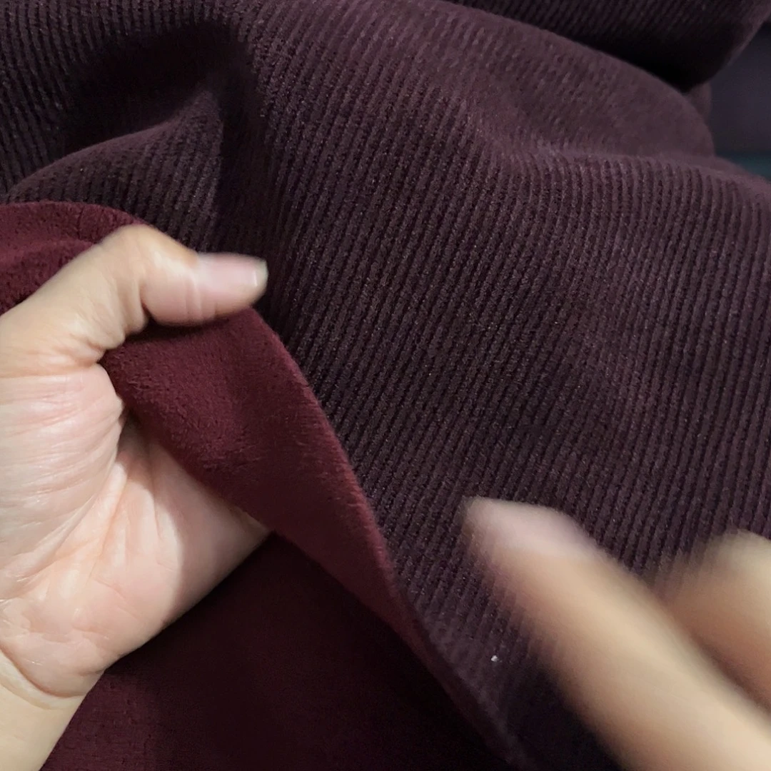 早皮红色雪尼尔奥利绒1.8×2米长带螺纹