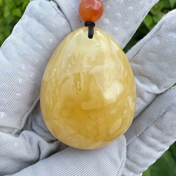 假一赔十，天然琥珀蜜蜡，蜜蜡吊坠，蜜蜡水滴吊坠 号2 多样性发