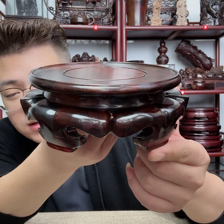 微凹黄檀工艺品底座