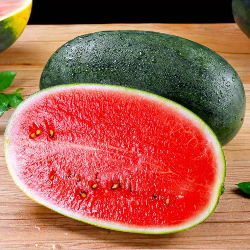 11广西黑美人西瓜薄皮红肉当季新鲜水果甜蜜多汁整箱包邮