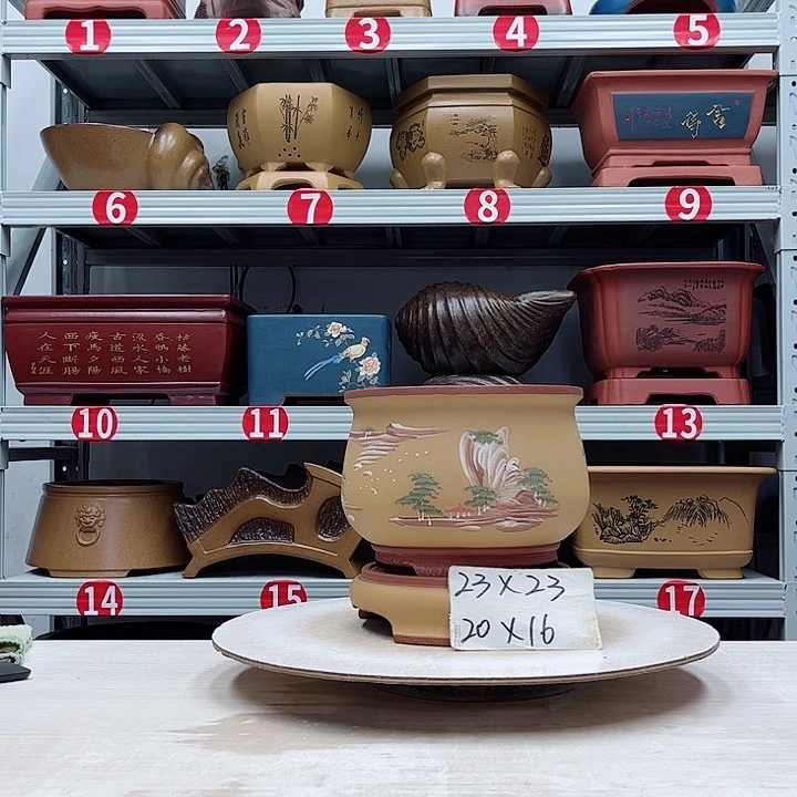 紫砂花盆紫砂花盆